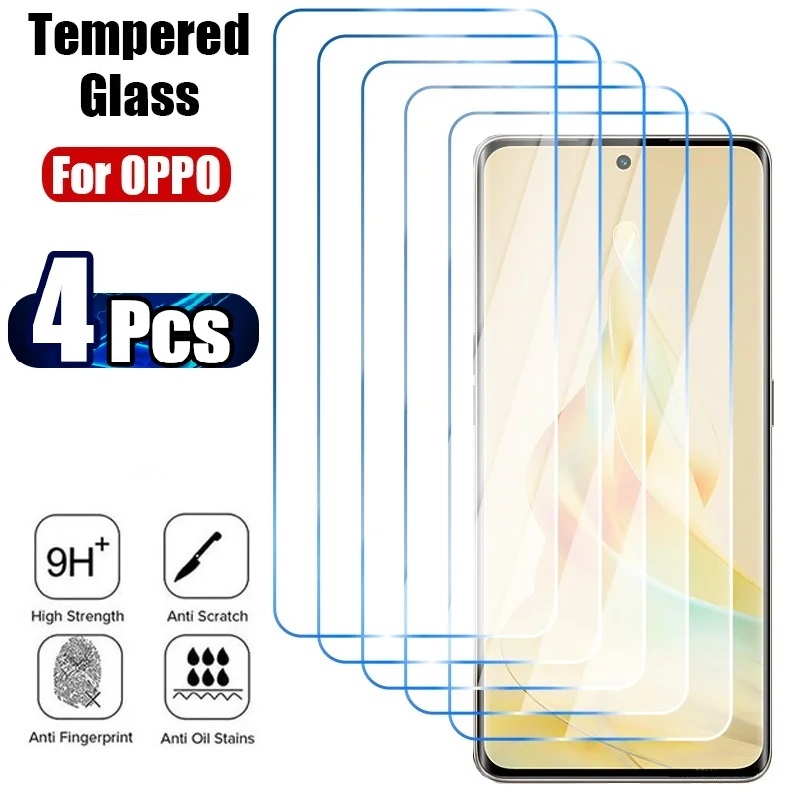 Oppo A78 - 4 szt. Szkła Hartowanego do Oppo
