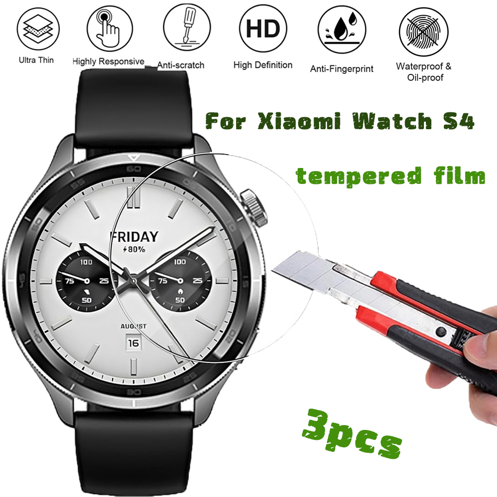 Xiaomi Smartwatch S4 Accessories - 3 szt. Szkło hartowane Smartwatch ochraniacz