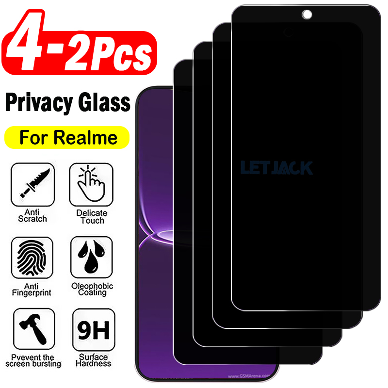 Realme Note 50 - 2-4 sztuki folii ochronnej przeciw szpiegowaniu