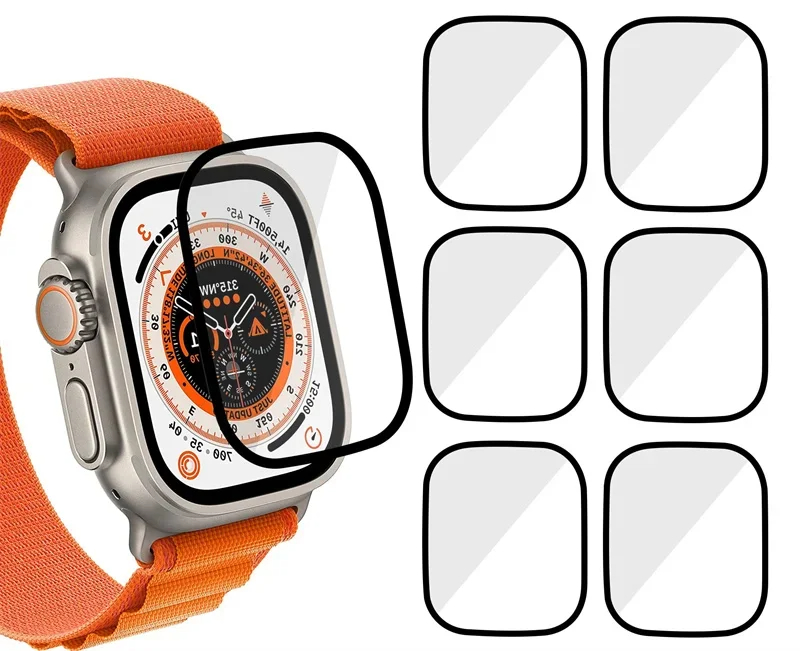 Watch Case Bumper - Folia ochronna 3D ze szkła hartowanego