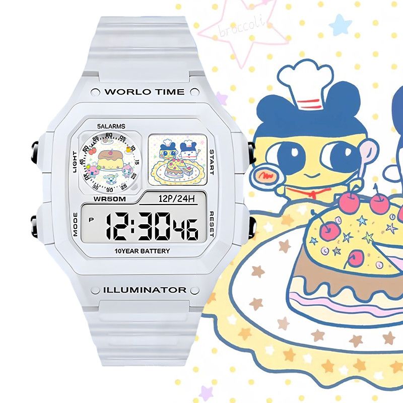 Smartwatch Watch Accessories - Inteligentny zegarek elektroniczny Tamagotchi Big Mouth