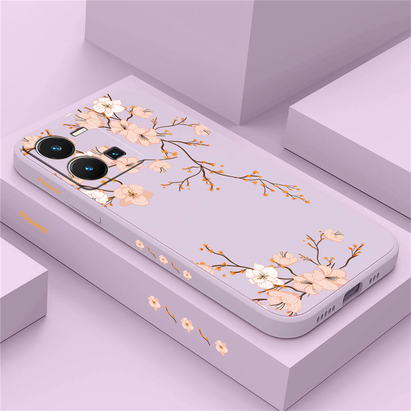 Vivo Y28 - Etui w kwiaty dla VIVO Y93
