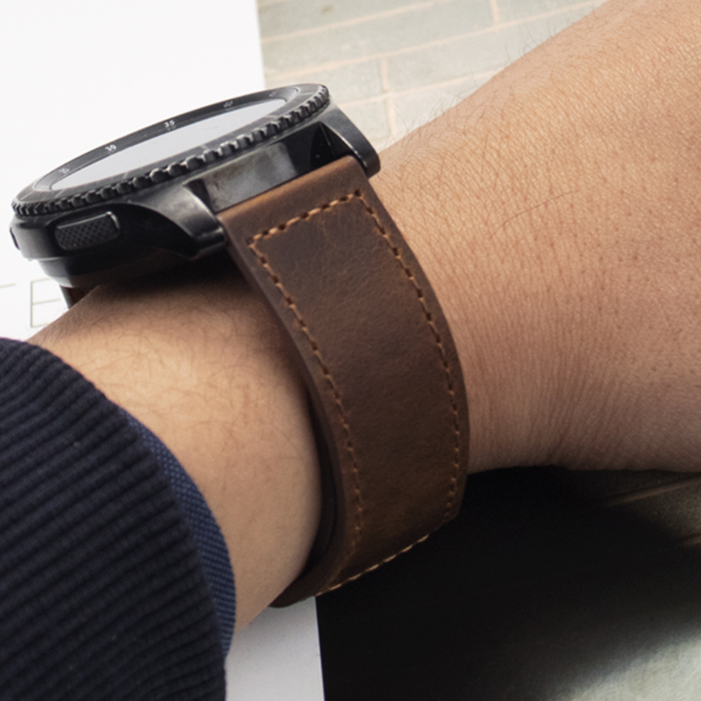 Smartwatch Accessories Shop - 20mm 22mm pasek z prawdziwej skóry