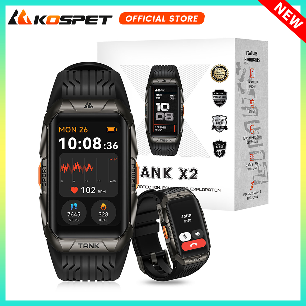 Smartwatch Faces - KOSPET TANK X2 Inteligentny zegarek dla