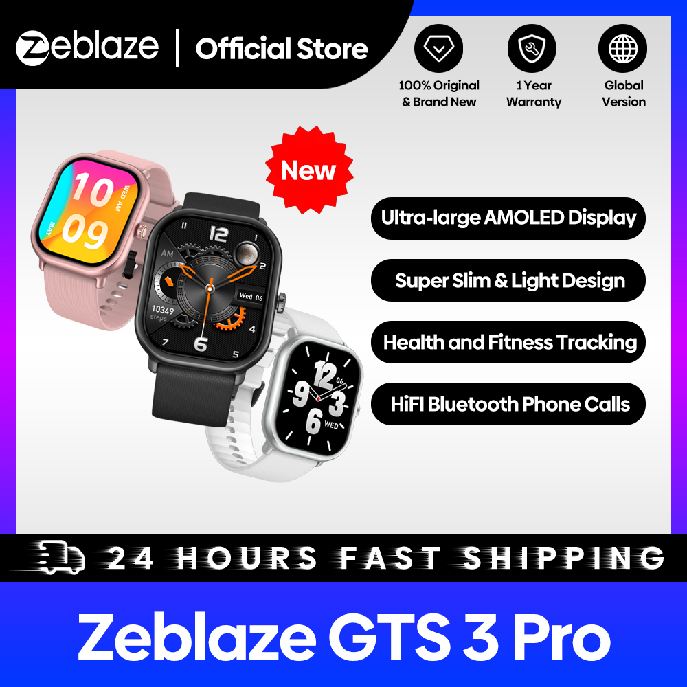 Smartwatch Faces - Nowy inteligentny zegarek Zeblaze GTS 3
