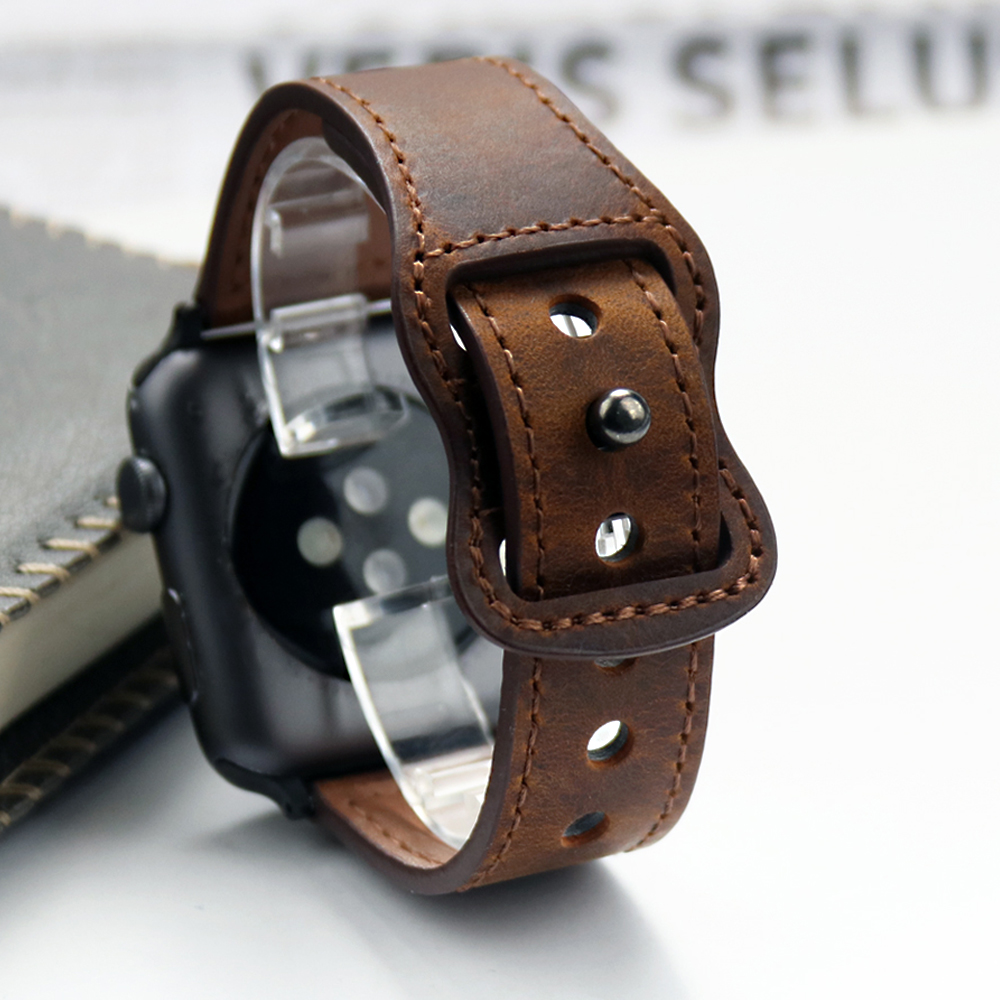 Smartwatch Accessories Shop - Pasek Correa z prawdziwej skóry dla