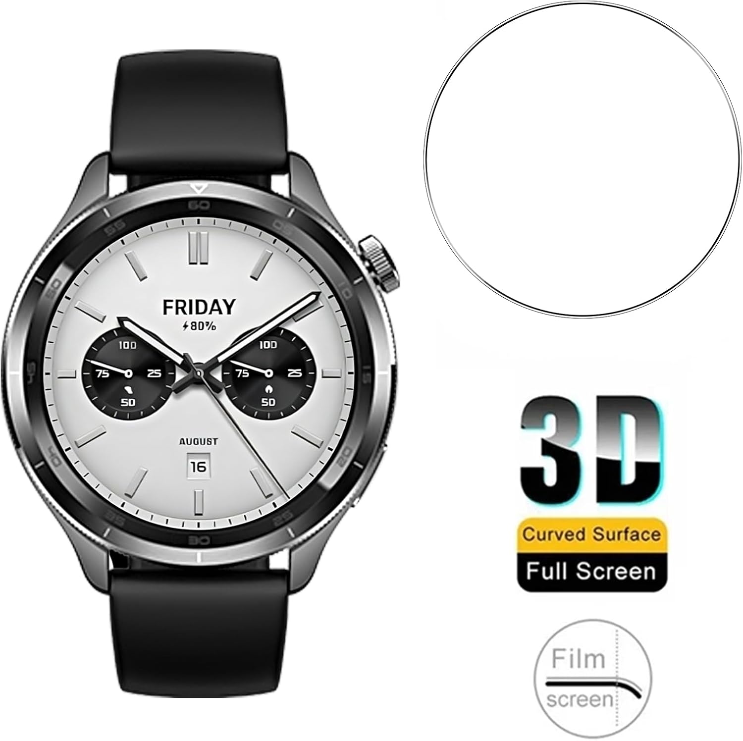 3 szt. Szkło hartowane Smartwa – Xiaomi Smartwatch S4 Accessories recenzja i cena