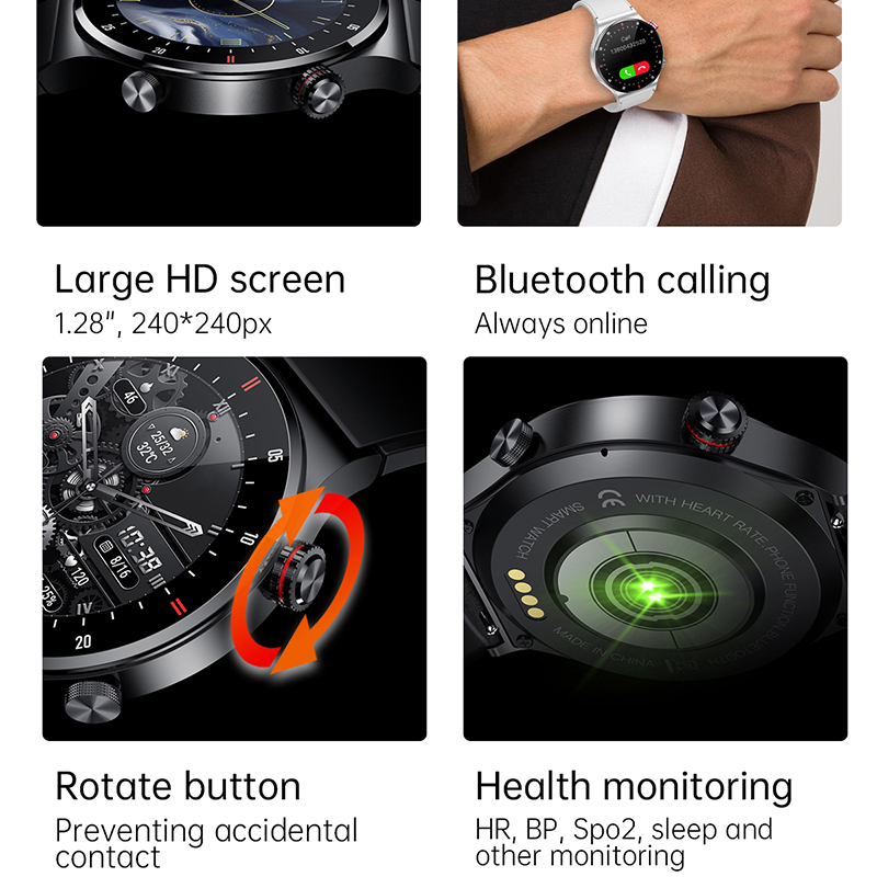 Smartwatch ECG+PPG z funkcją p – Smartwatch Faces recenzja i cena