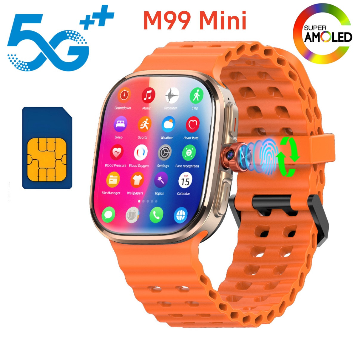 M99 Mini Smartwatch 5G Android – Smartwatch Faces recenzja i cena