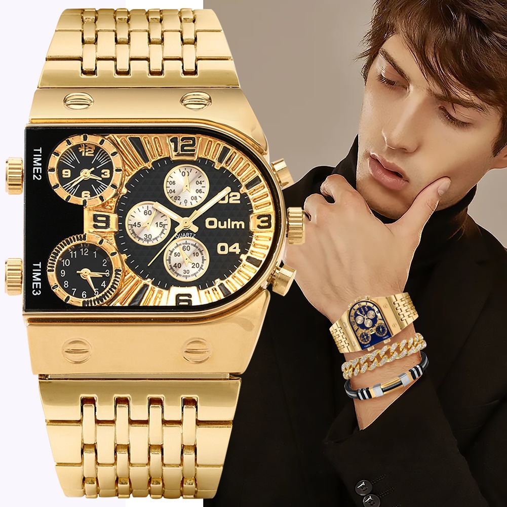 Męski luksusowy prostokątny zł – Smartwatch Faces recenzja i cena