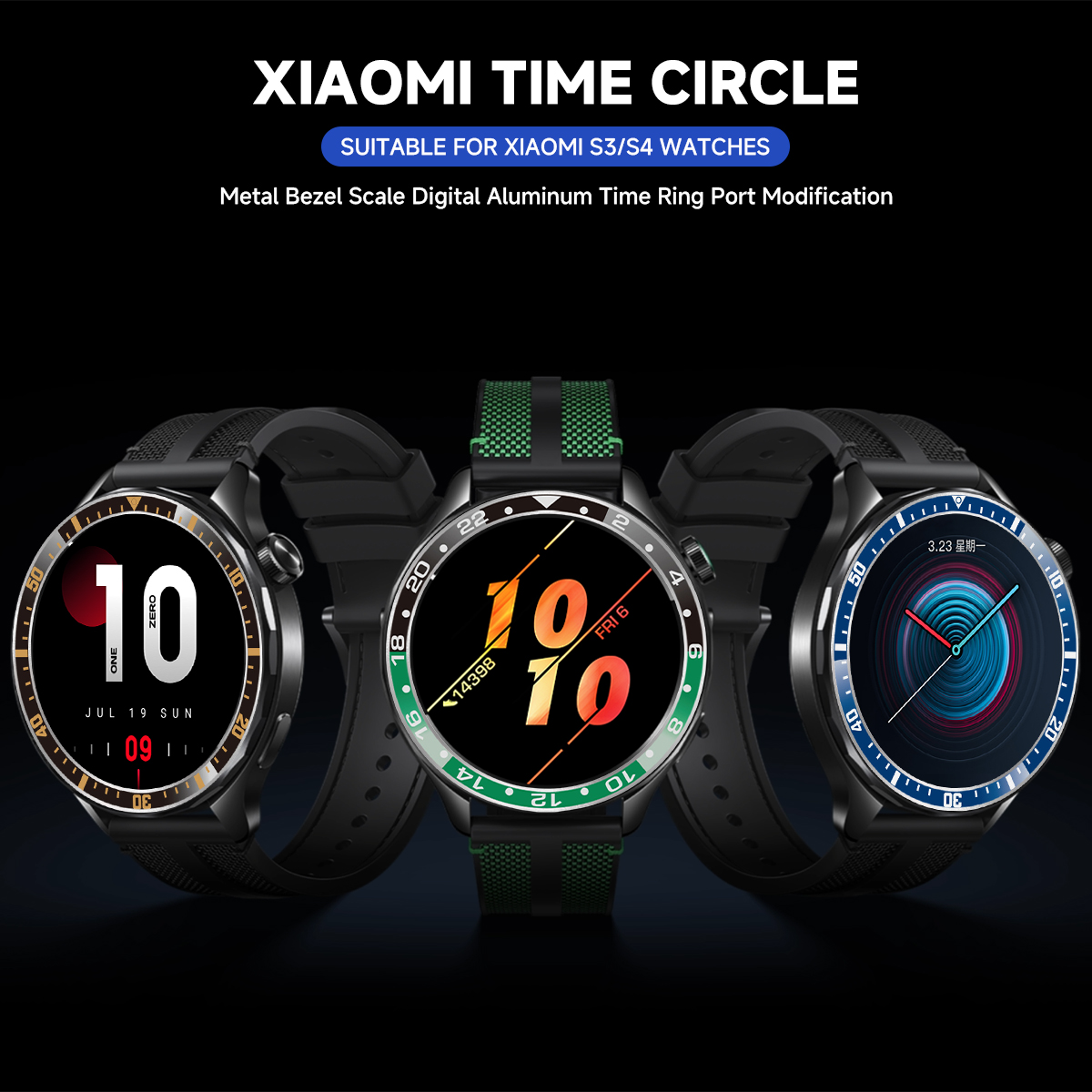 Stalowe pierścienie ochronne n – Xiaomi Smartwatch S4 Accessories recenzja i cena