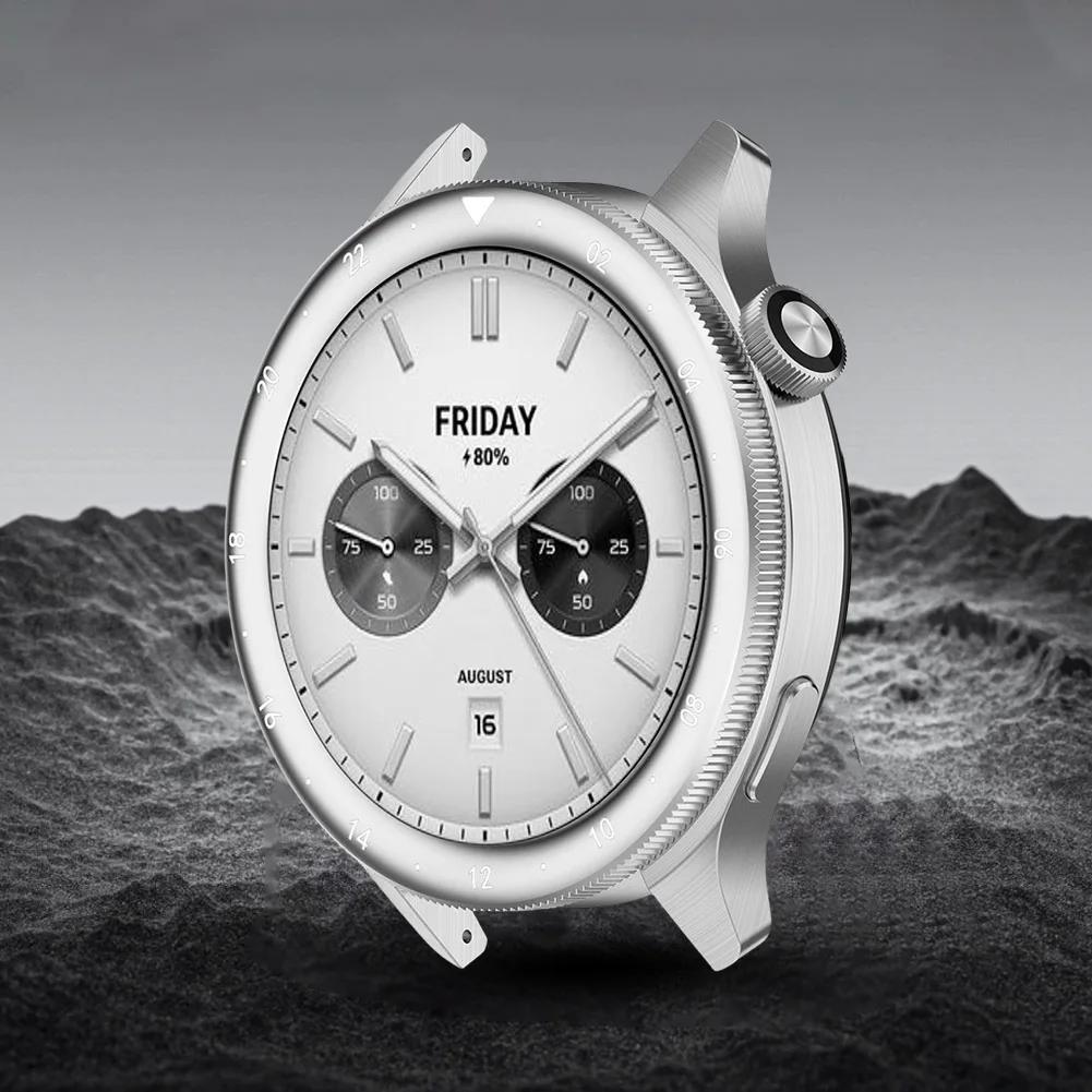Metalowe pierścienie bezelowe  – Xiaomi Smartwatch S4 Accessories recenzja i cena