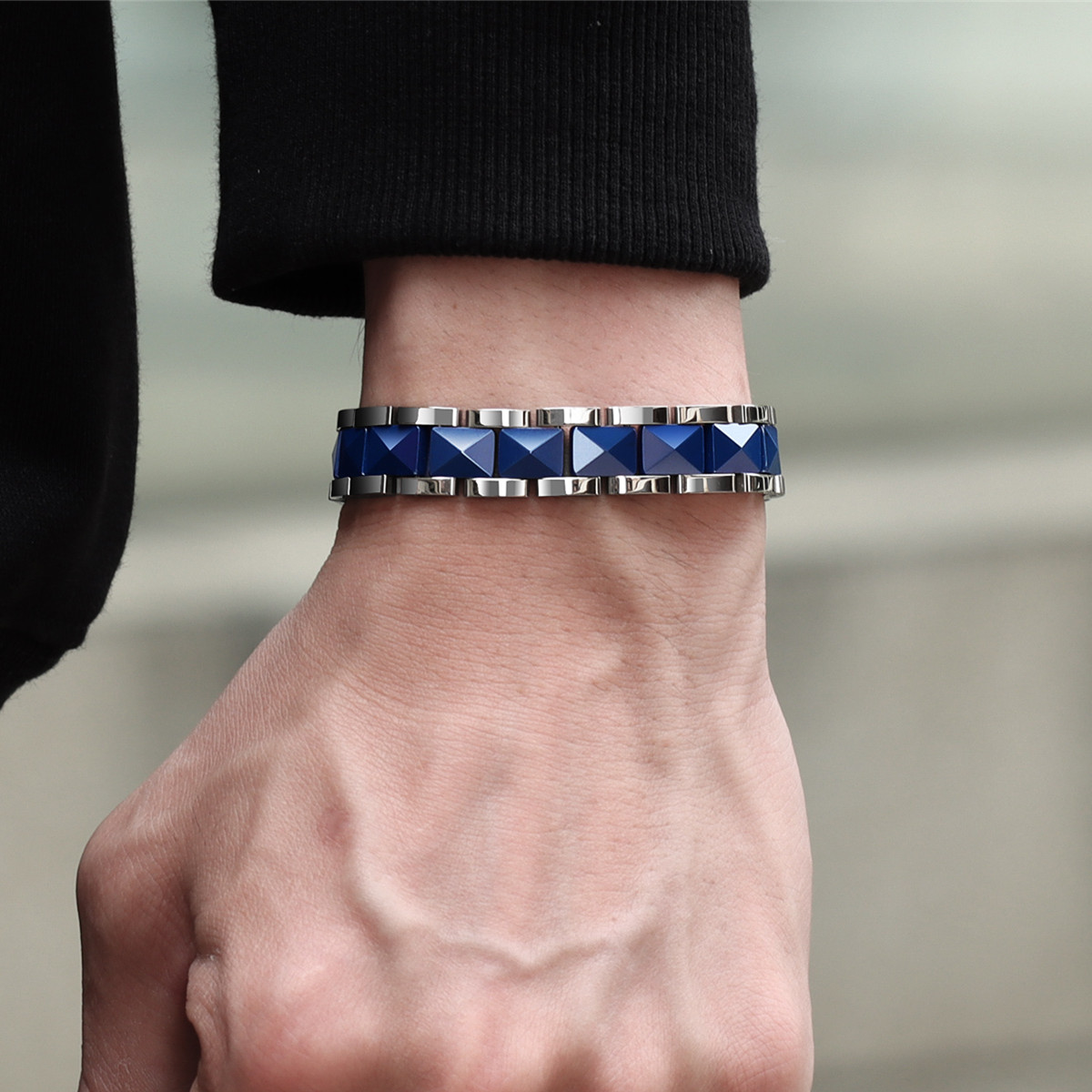 ARADOO Premium Ceramic Titaniu – Ceramic Link Bracelet recenzja i cena