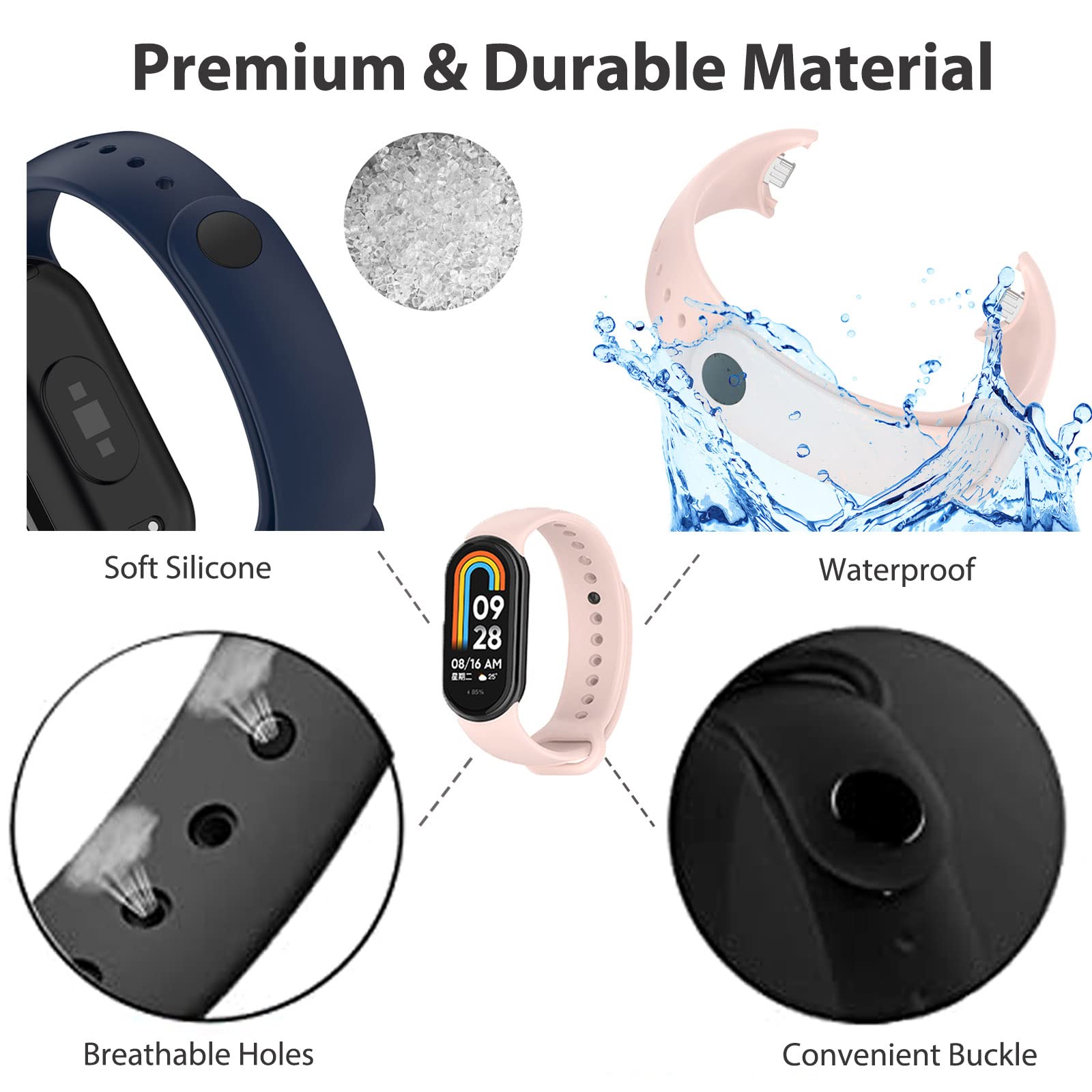 Bransoletka dla Mi band 8 pase – Sport Loop Strap recenzja i cena