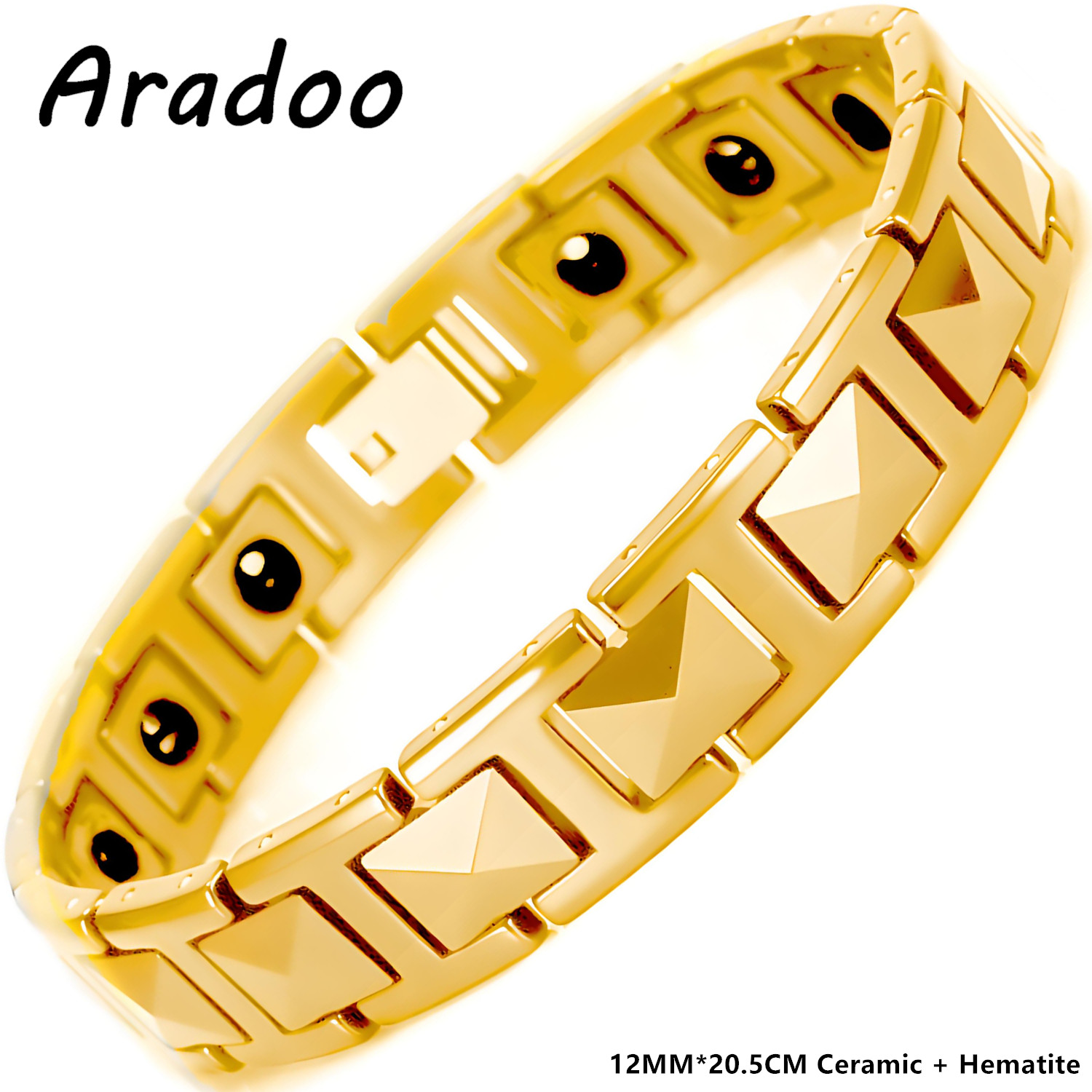 ARADOO Premium Ceramiczna bran – Ceramic Link Bracelet recenzja i cena