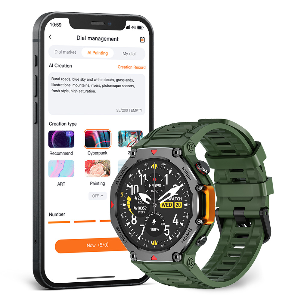 Inteligentny zegarek sportowy  – Smartwatch M Active recenzja i cena