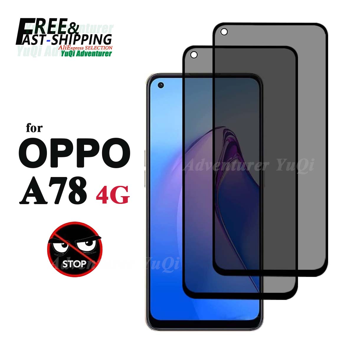 Antyszpiegowska osłona ekranu  – Oppo A78 recenzja i cena