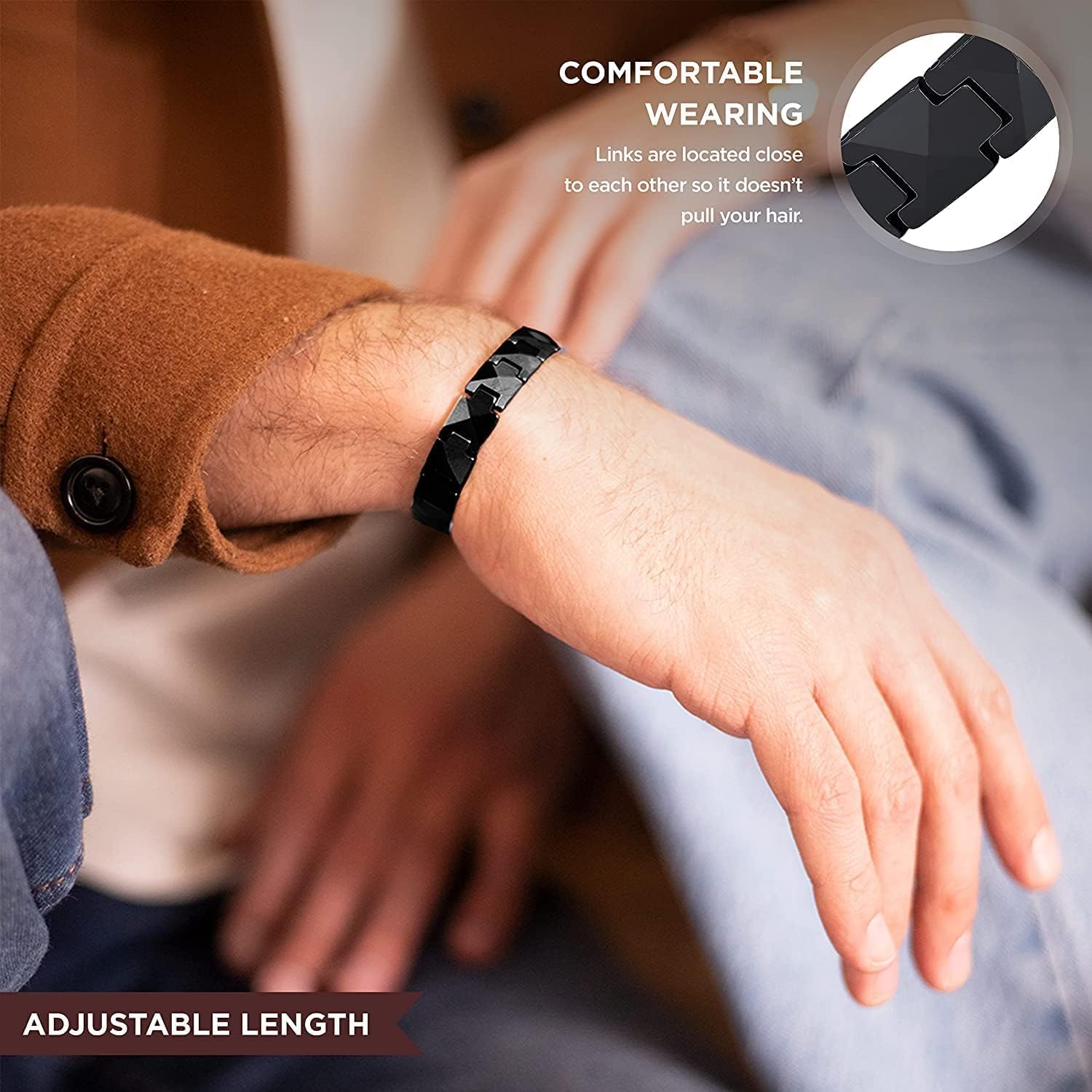 ARADOO Premium Ceramic Bracele – Ceramic Link Bracelet recenzja i cena