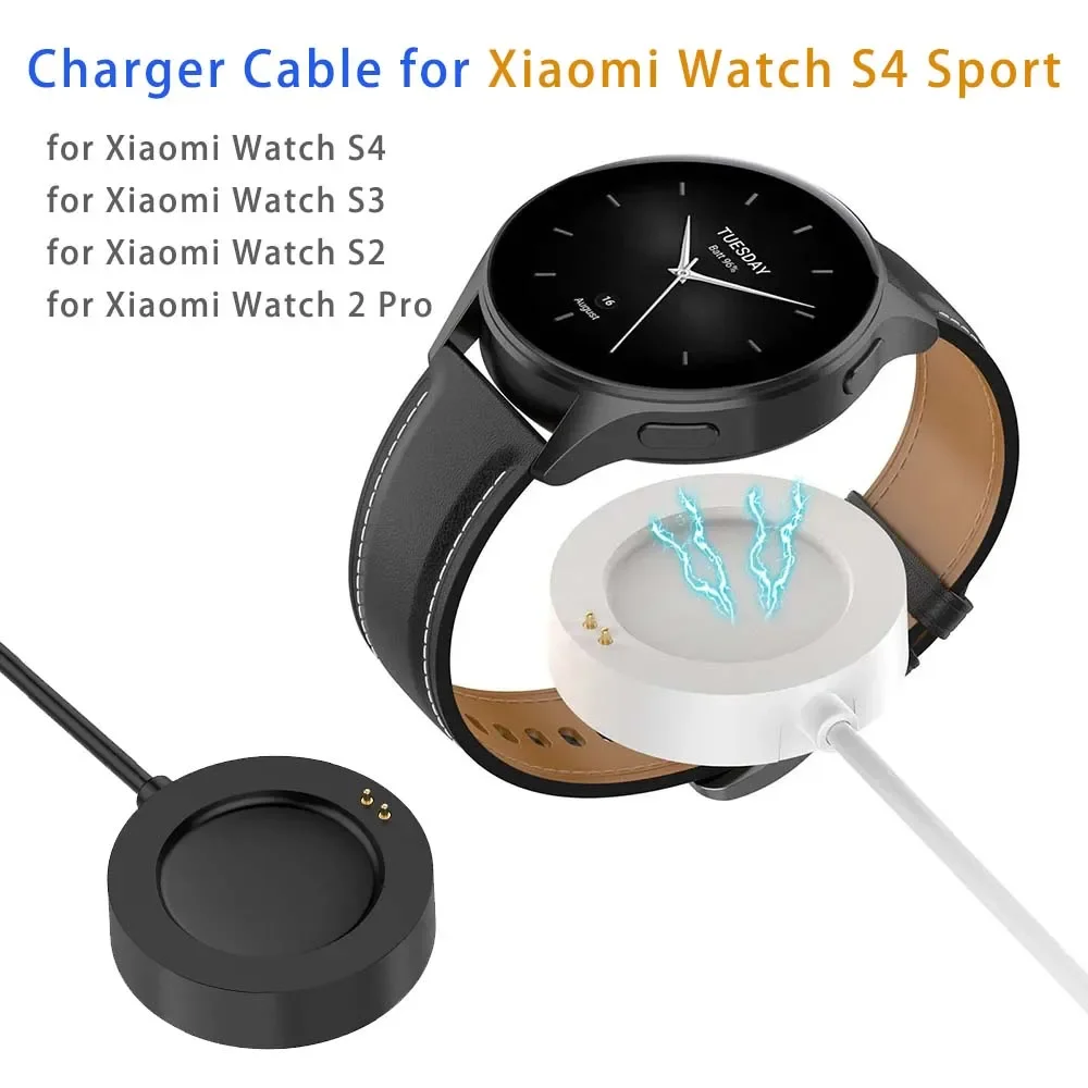 Biały kabel do ładowania smart – Xiaomi Smartwatch S4 Accessories recenzja i cena
