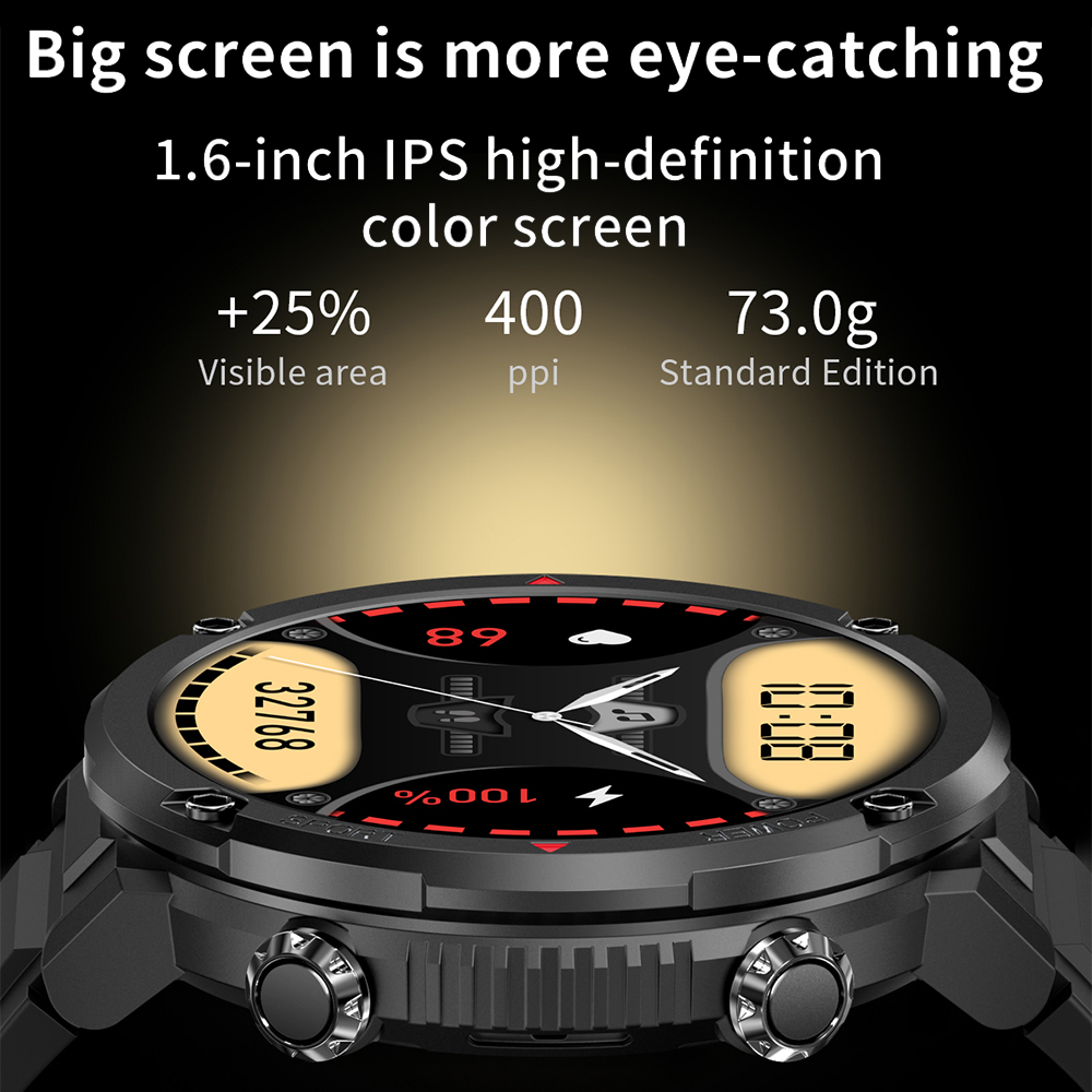 Inteligentny zegarek 1,6 cala  – Smartwatch M Active recenzja i cena