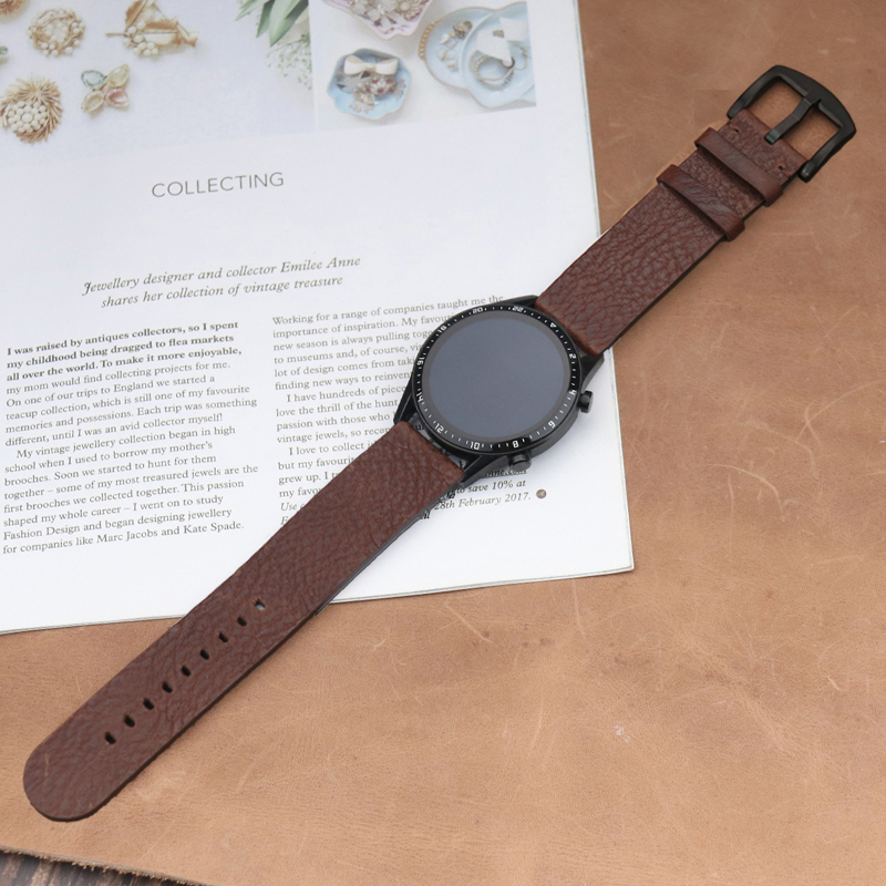 Włoski pasek zegarka Calfskinl – Smartwatch Accessories Shop recenzja i cena