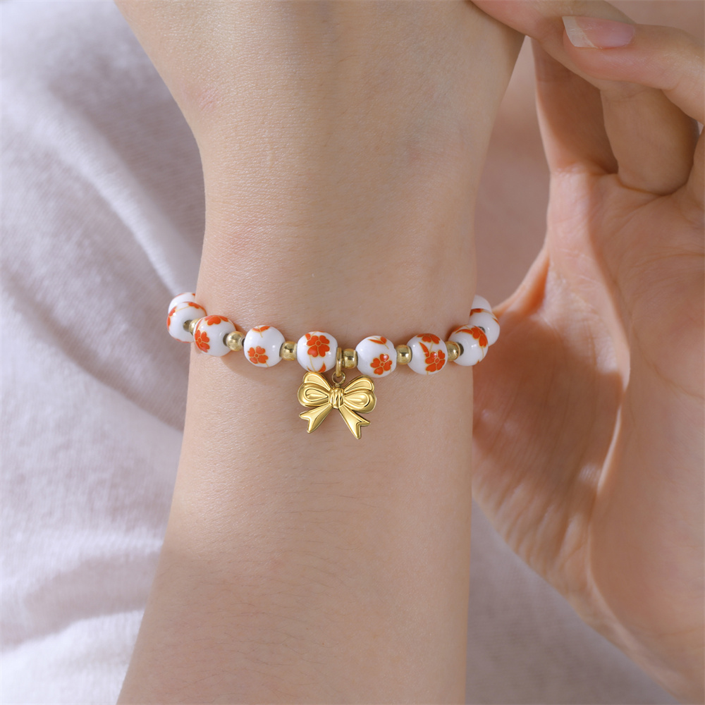 Kolorowe ceramiczne bransoletk – Ceramic Link Bracelet recenzja i cena