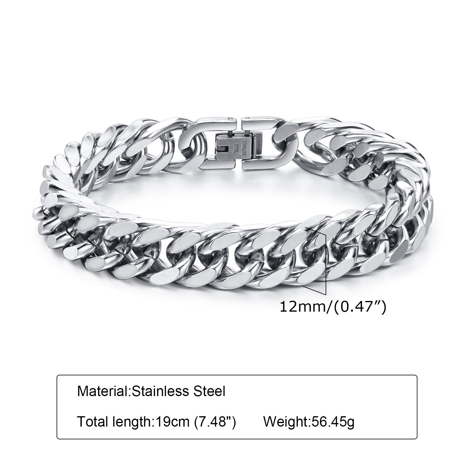Męskie masywne bransoletki kub – Ceramic Link Bracelet recenzja i cena